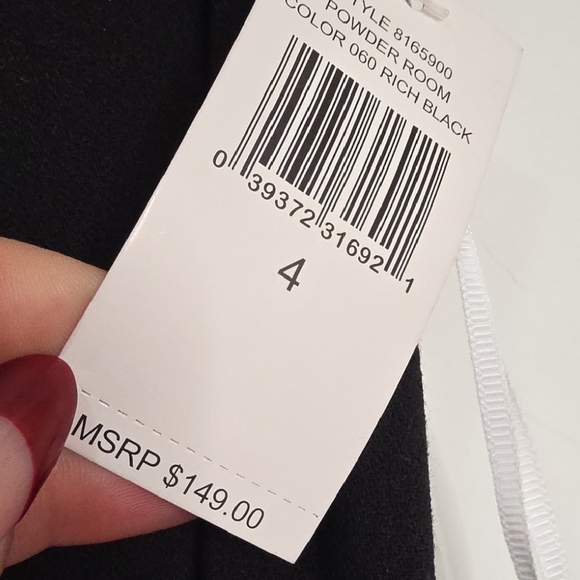 1. State Black Strapless Jumpsuit - Picture 5 of 8